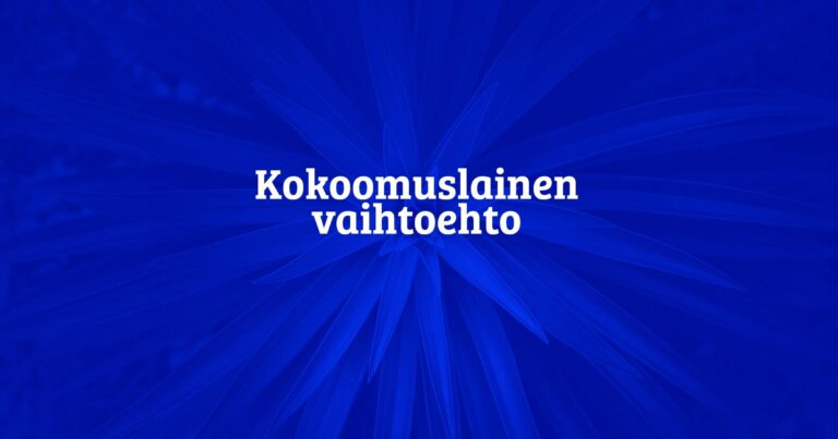 Kokoomuksen vaihtoehto Rinteen budjetille