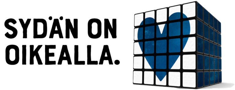 Sydän on oikealla