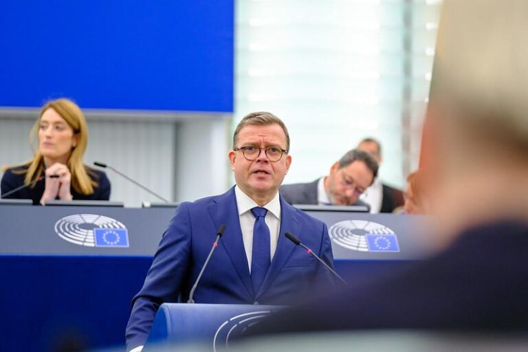 Petteri Orpo at the European Parliament
